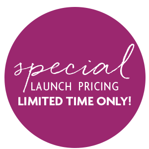 special launch pricing, limites time only!